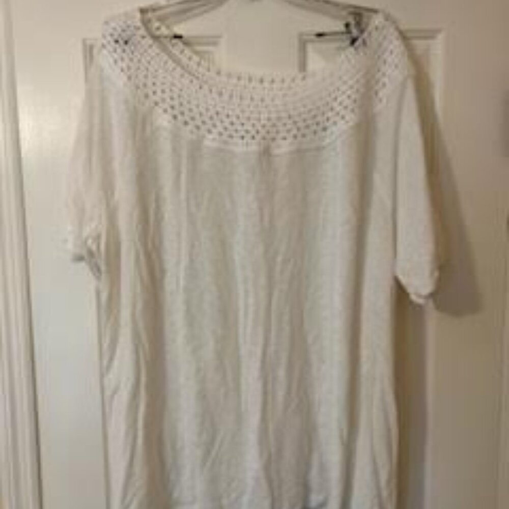 26/28 CATO white blouse